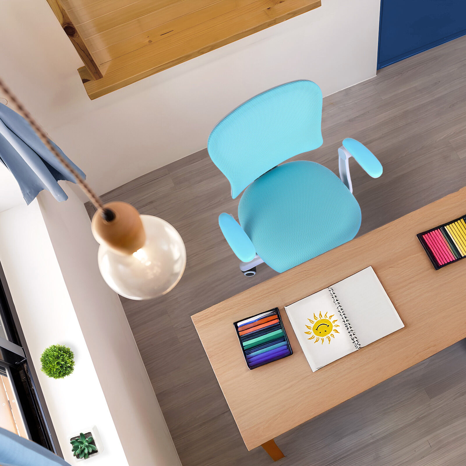 Kids Desk Chair CILO Blue - Image 6