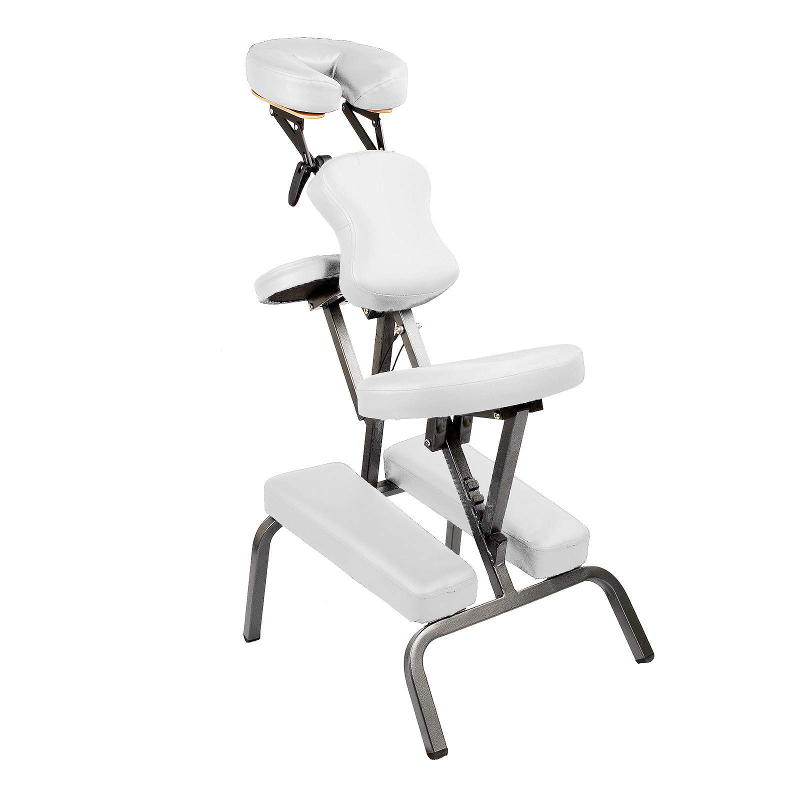 Aluminium Portable Beauty Massage Foldable Chair (White)