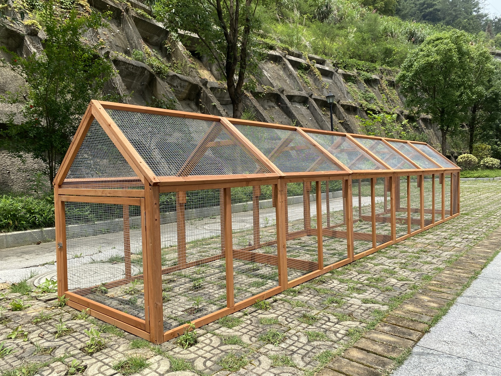 YES4PETS 5M Large Chicken Coop Run Rabbit Hutch Extension Villa - Image 4