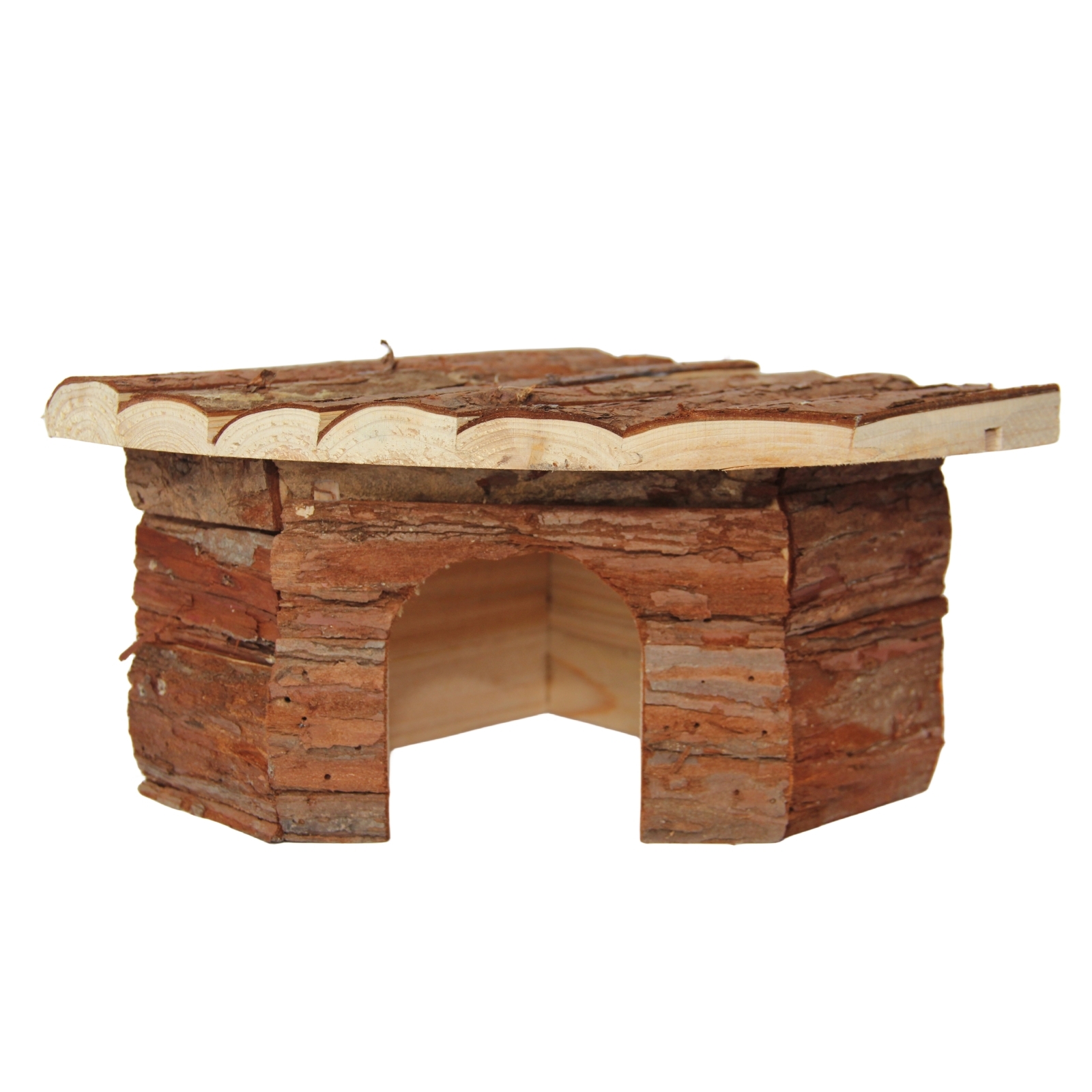YES4PETS Natural Wooden Hamster Mouse Gerbil Playground M