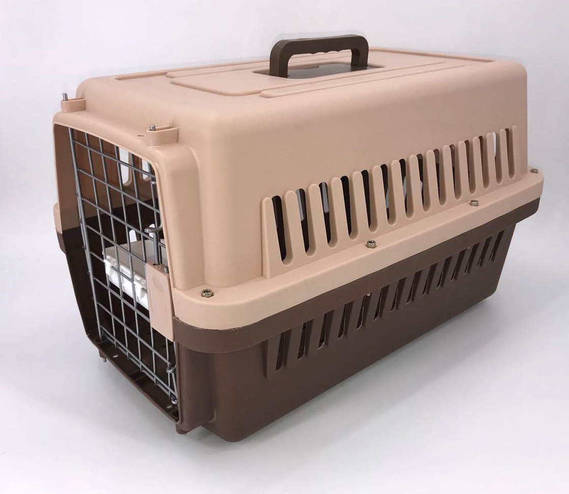 YES4PETS Medium Dog and Cat Airline Carrier Cage with Bowl - Image 2