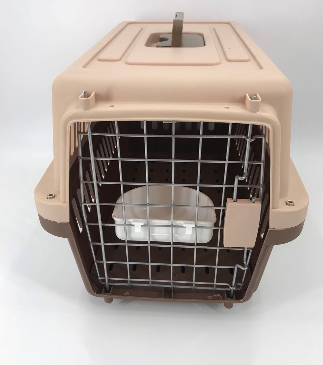 YES4PETS Medium Dog and Cat Airline Carrier Cage with Bowl - Image 3