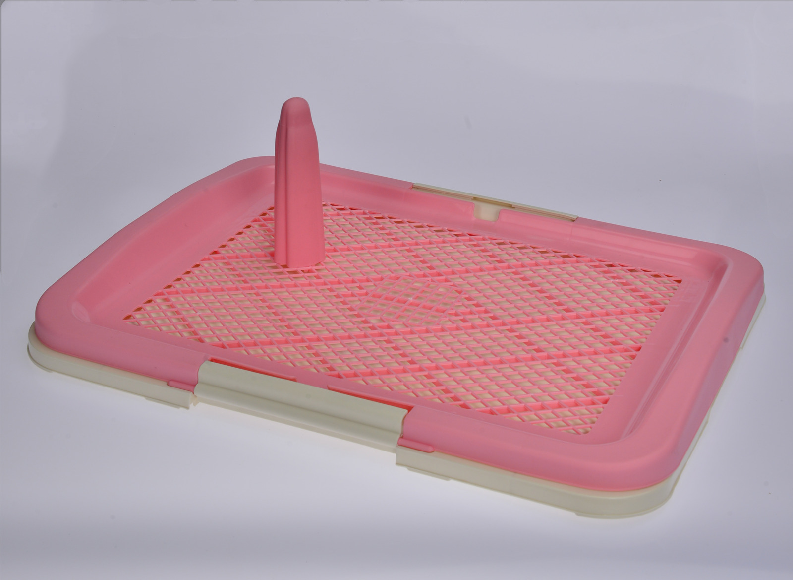 YES4PETS Medium Portable Pink Dog Potty Training Tray