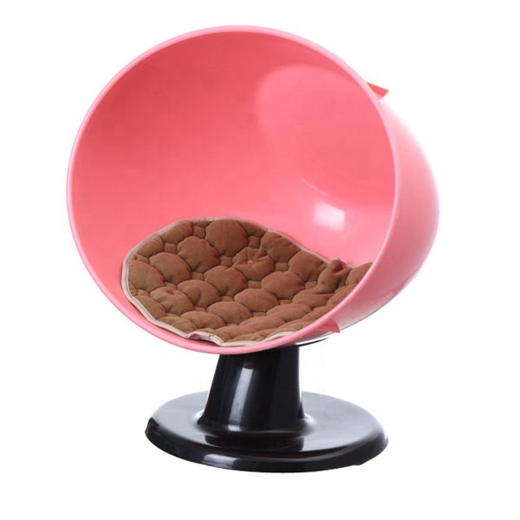 YES4PETS Medium Pet Dog Cat Cave House Bed Pink