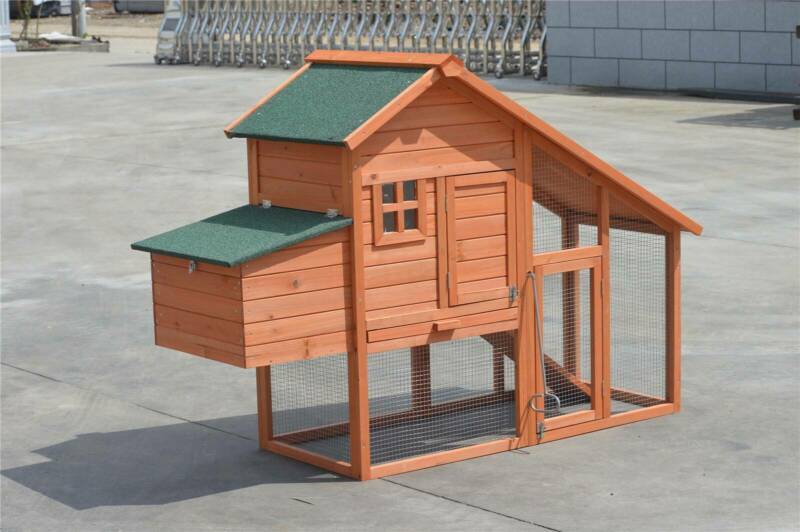 YES4PETS Large Chicken Coop Rabbit Hutch Ferret Cage