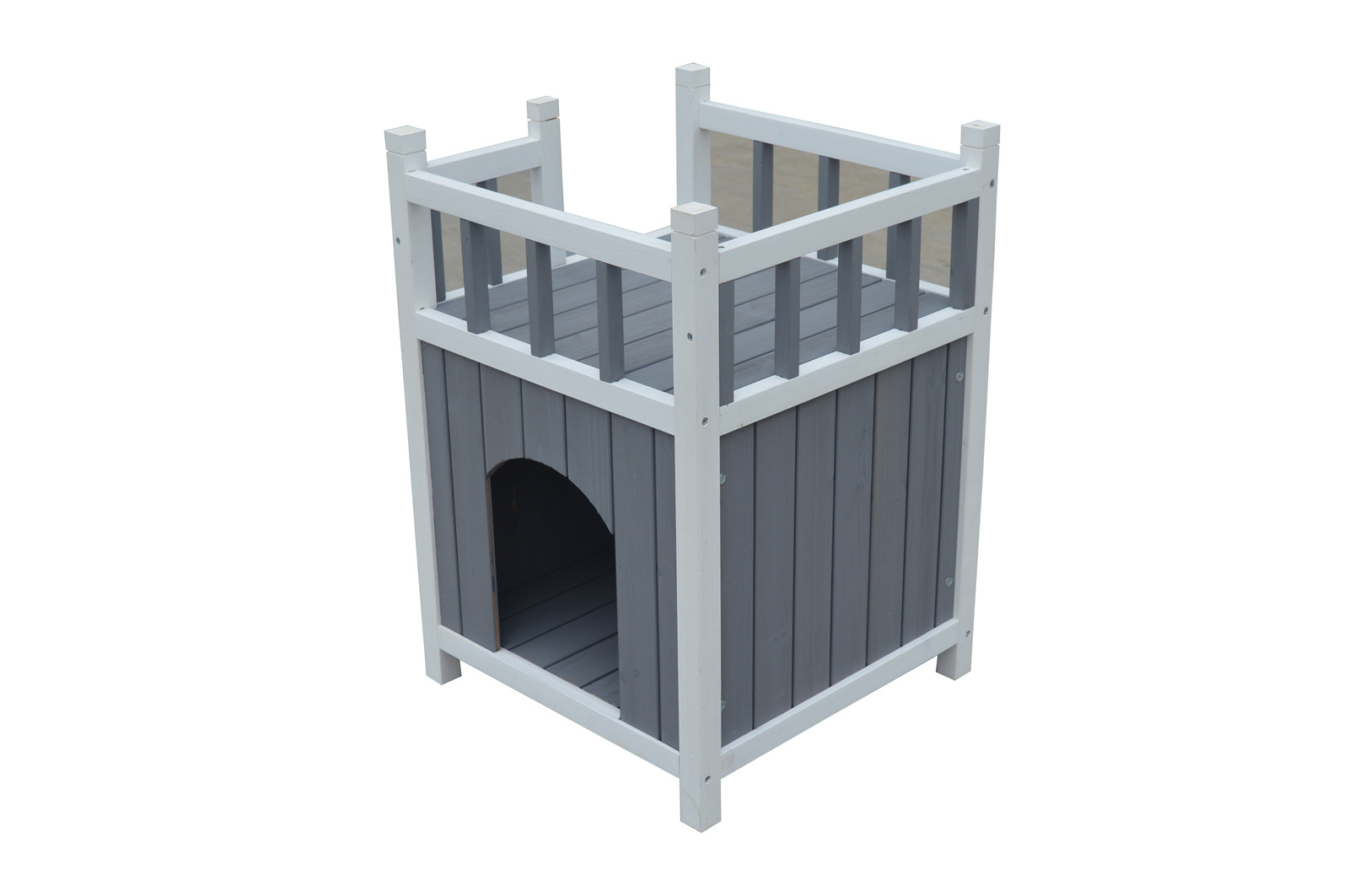 YES4PETS Cat Shelter Condo with Escape Door and Rabbit House - Image 3
