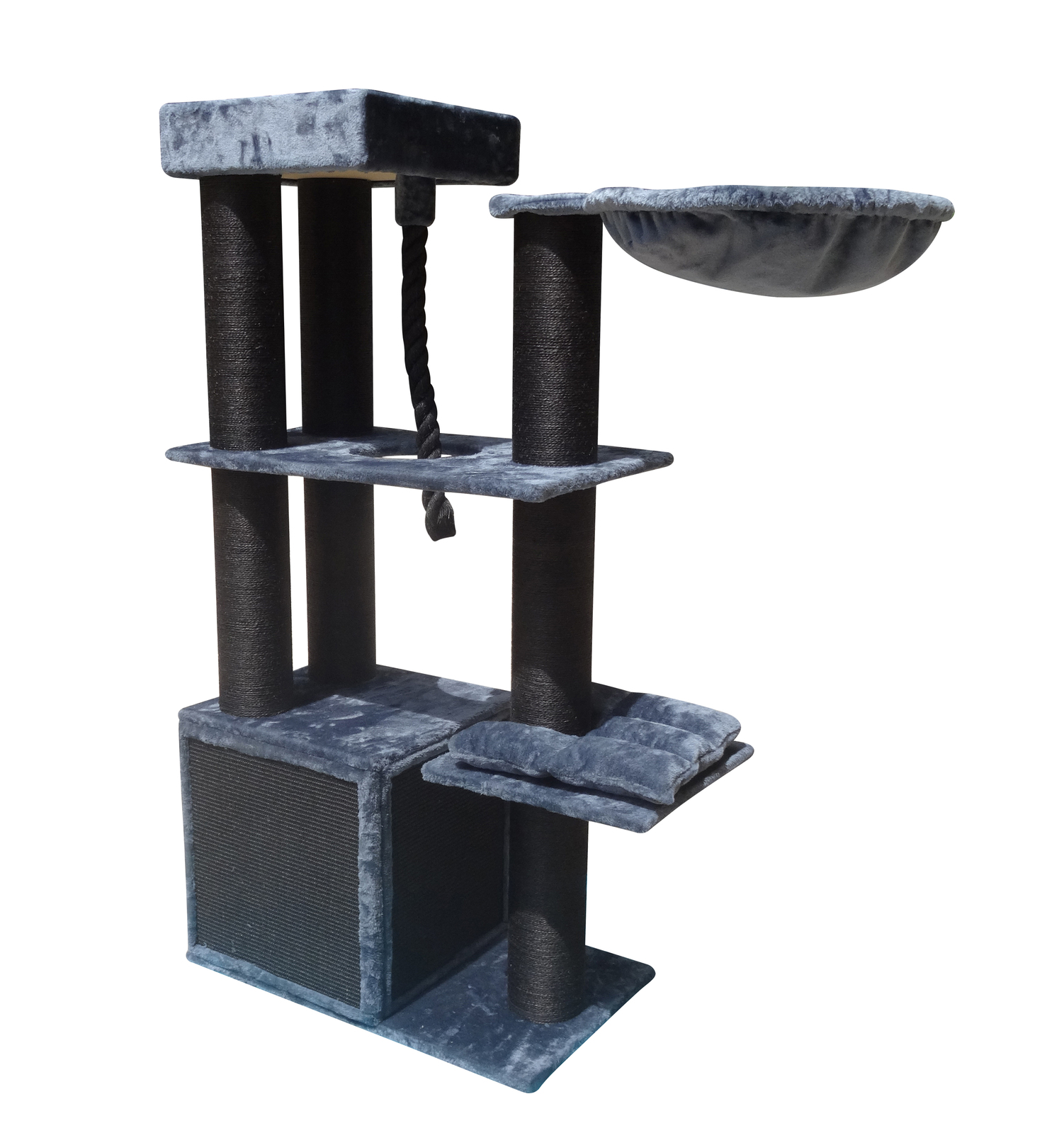 YES4PETS 160cm XL Thick Grey Cat Scratching Tree Post