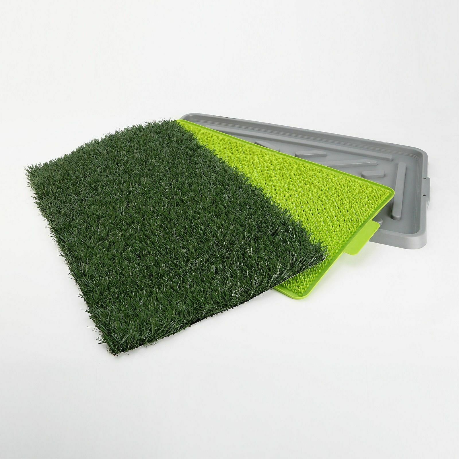 YES4PETS Small Indoor Dog Grass Potty Training Mat 68x43cm - Image 2