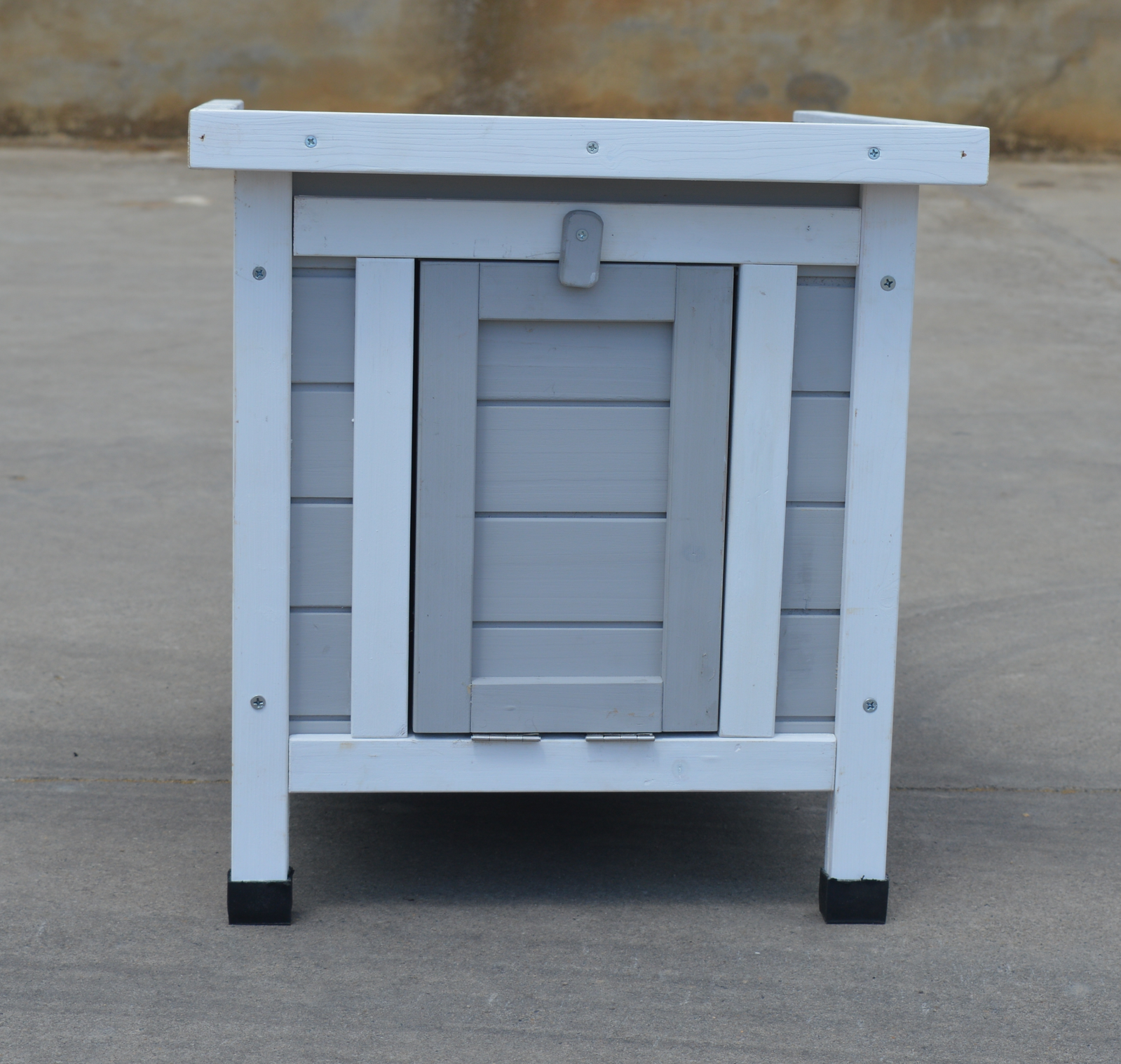 YES4PETS Grey Chicken Coop Rabbit Hutch Ferret Cage - Image 2