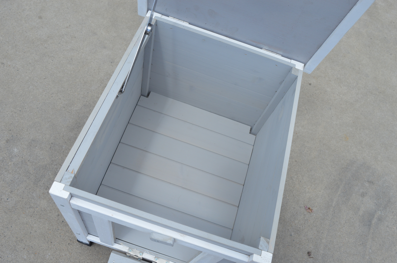 YES4PETS Grey Chicken Coop Rabbit Hutch Ferret Cage - Image 5