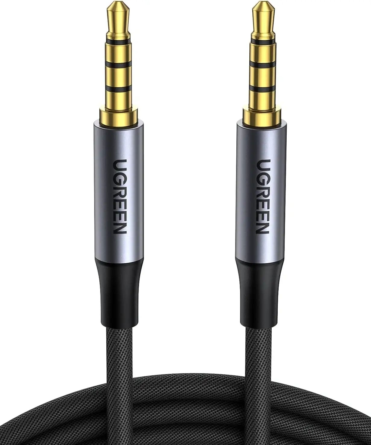 Ugreen Braided 4-Pole 3.5mm TRRS Aux Cable Male to Male 3m (20785)