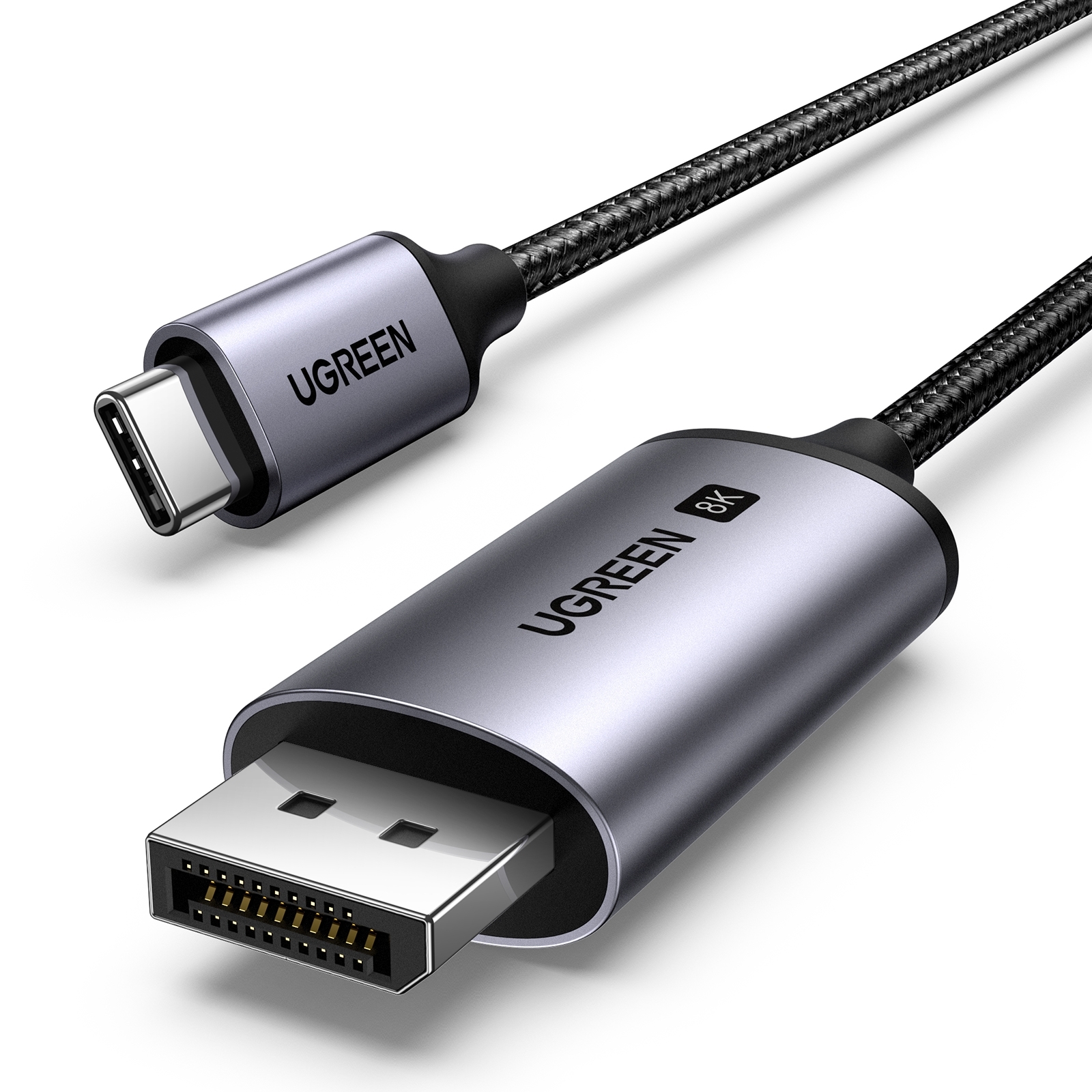 Ugreen 8K USB-C to DisplayPort Cable 2m (25158)
