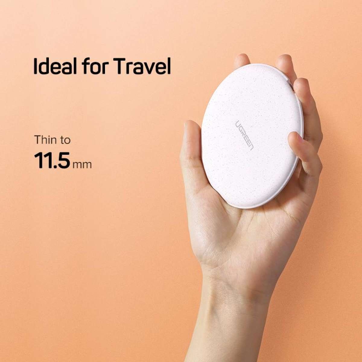 UGREEN Qi Wireless Fast Charger White