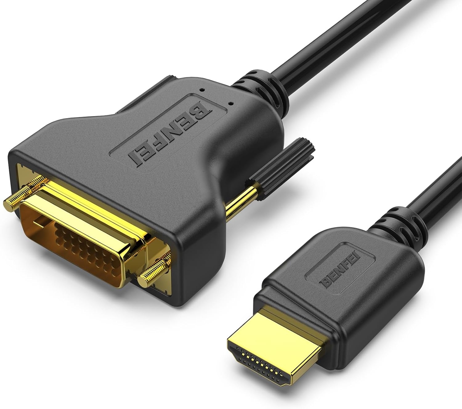 Benfei Bidirectional HDMI to DVI-D 24+1 Cable 1.8m