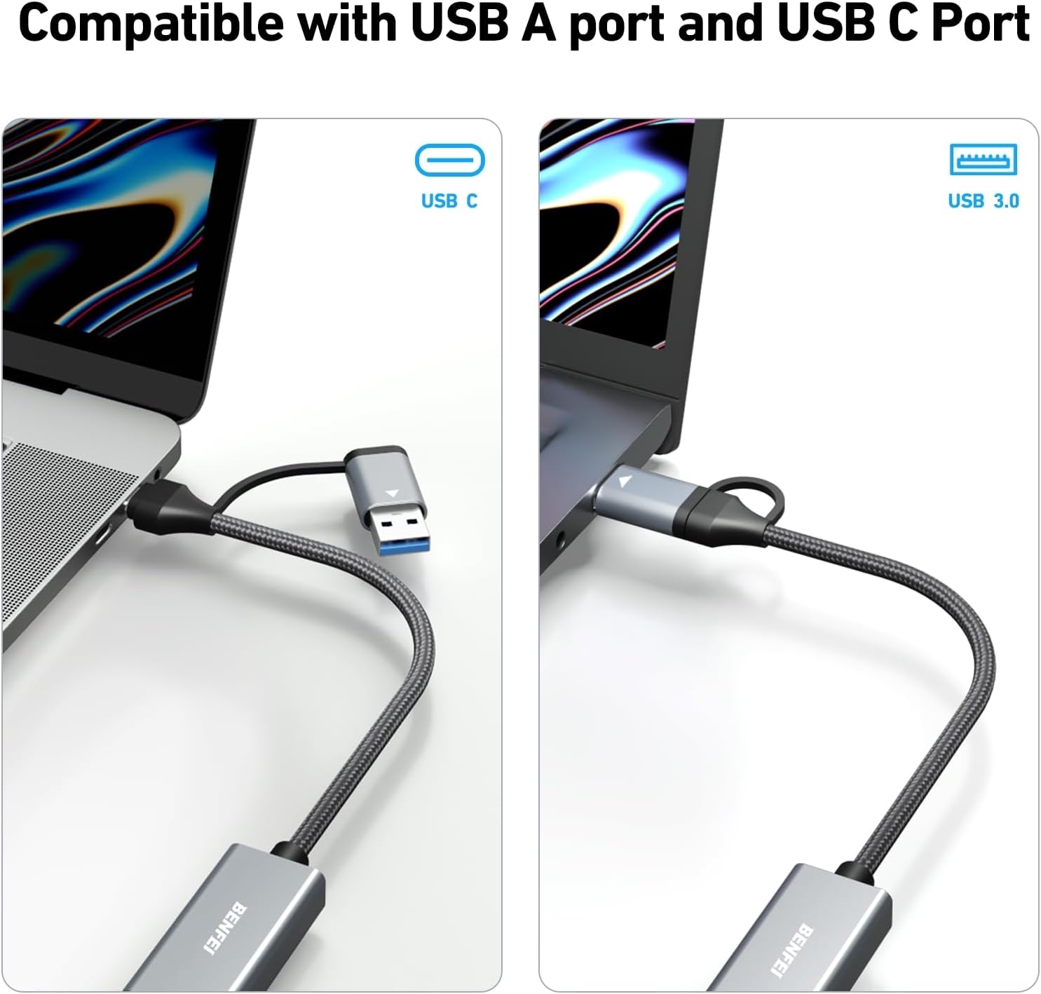Benfei Full HD 1080P USB Video & Audio Capture Card - Image 4