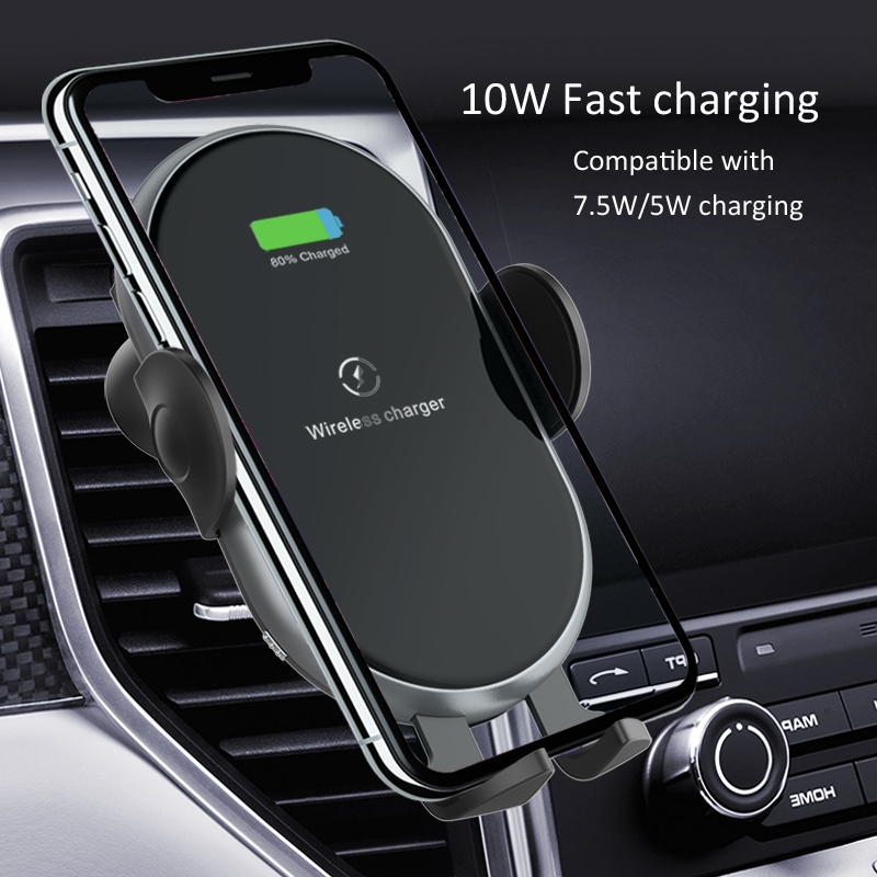 Automatic Clamping Wireless Car Charger with Backlight - Image 4