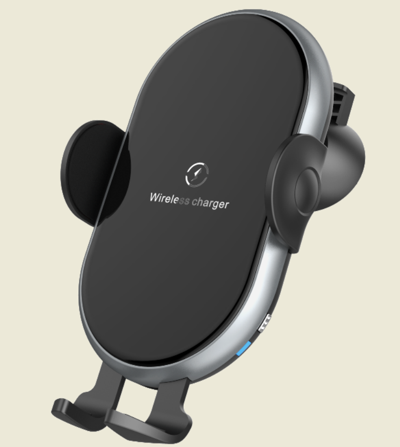 Automatic Clamping Wireless Car Charger with Backlight