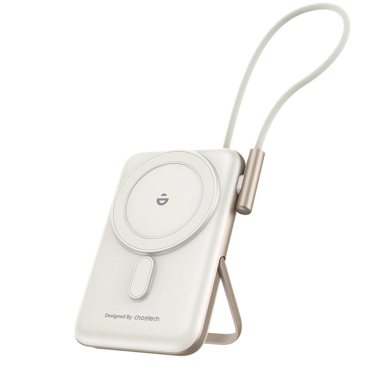 Choetech 10000mAh 20W MagLeap Magnetic Wireless Power Bank – White