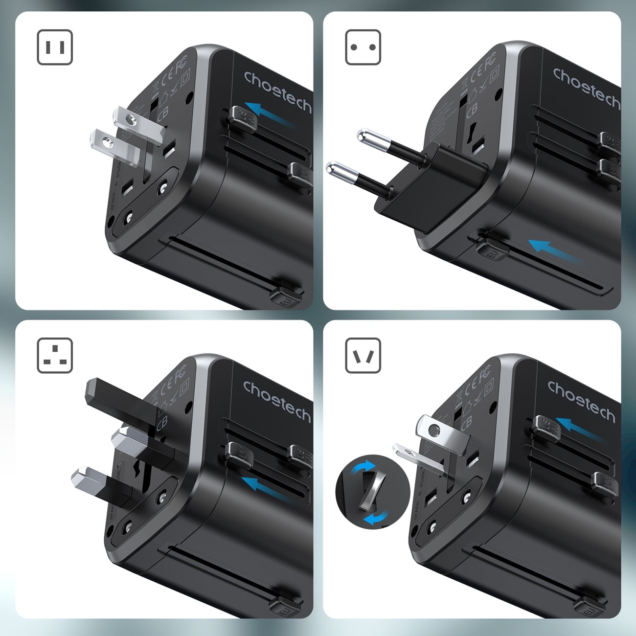 CHOETECH PD5008 30W GaN Travel Charger - Image 3