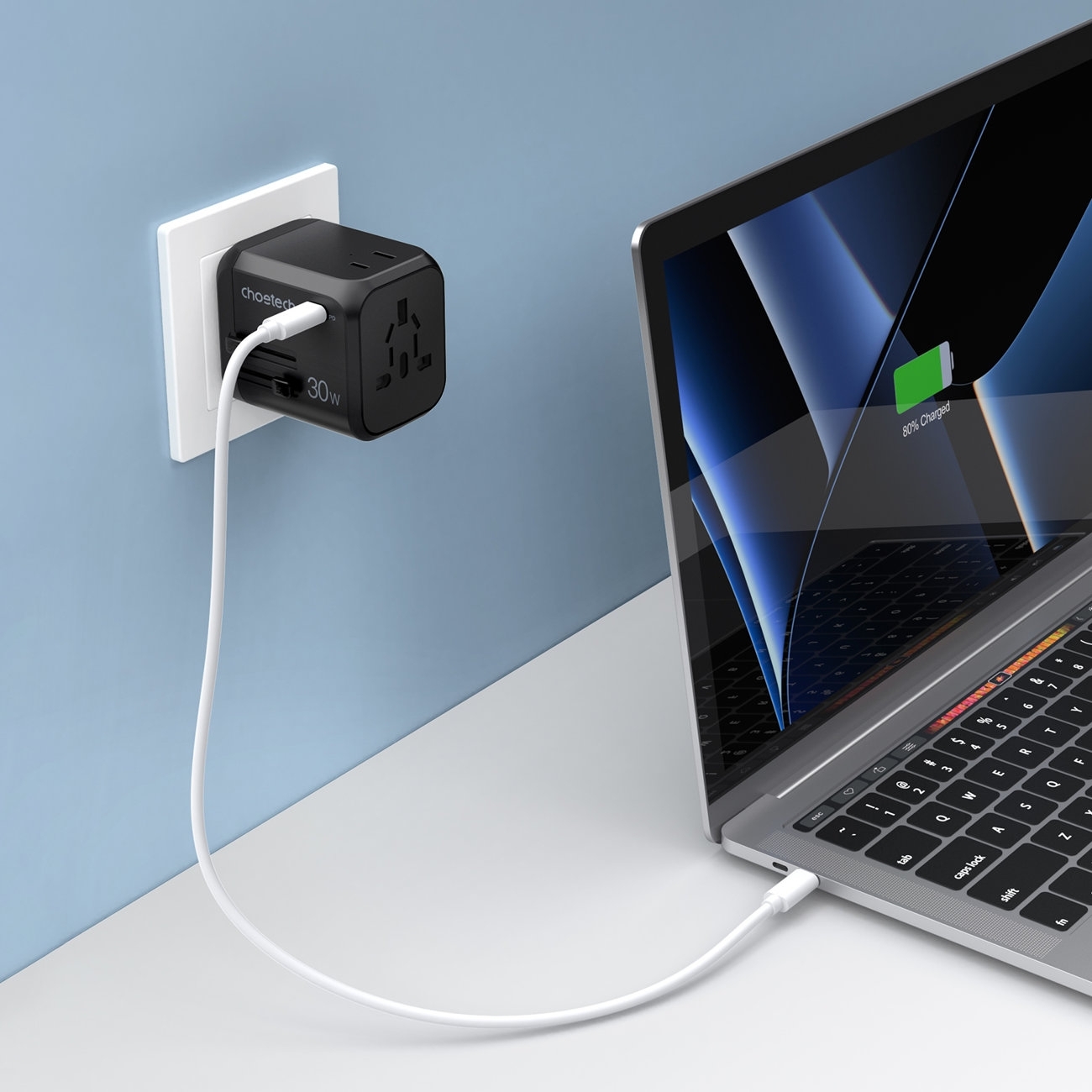CHOETECH PD5008 30W GaN Travel Charger - Image 4