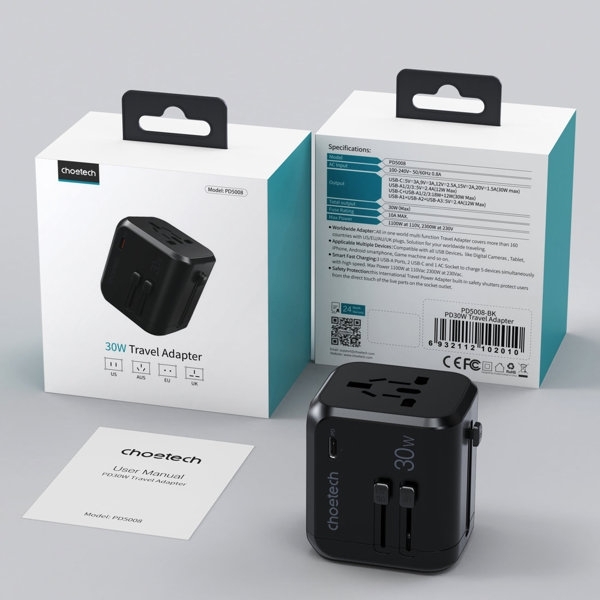 CHOETECH PD5008 30W GaN Travel Charger - Image 6