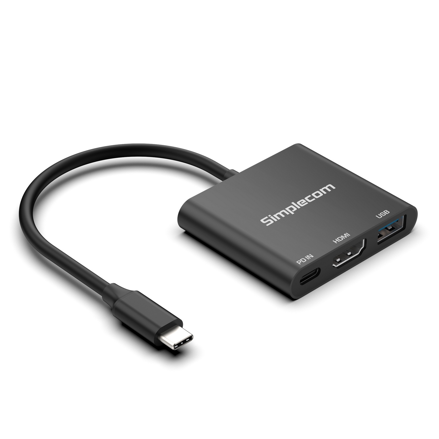 Simplecom DA320 USB-C 3-in-1 Multiport Adapter (4K@60Hz HDMI, PD)