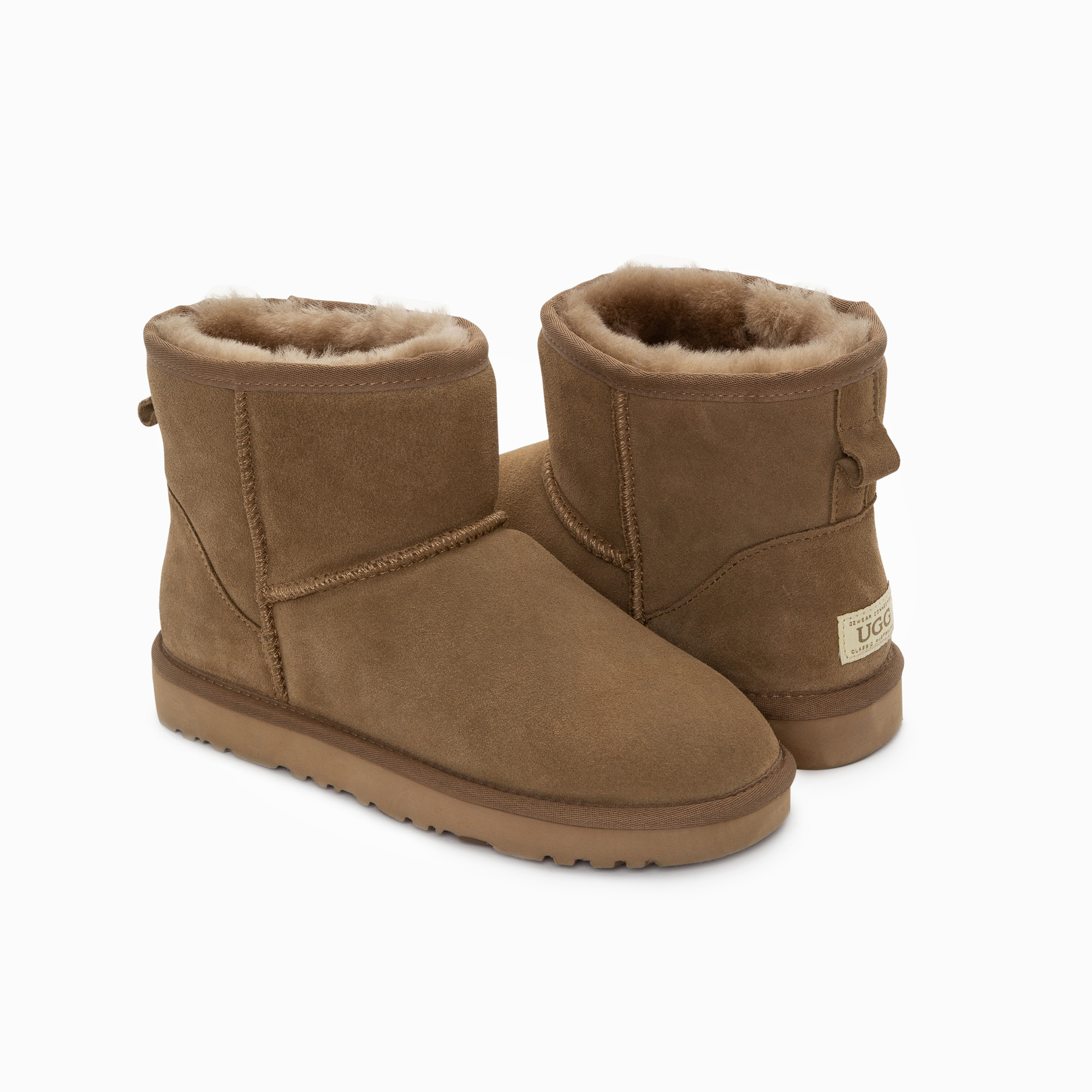 UGG Mini Classic Suede Boots Olive EU40 - Image 7