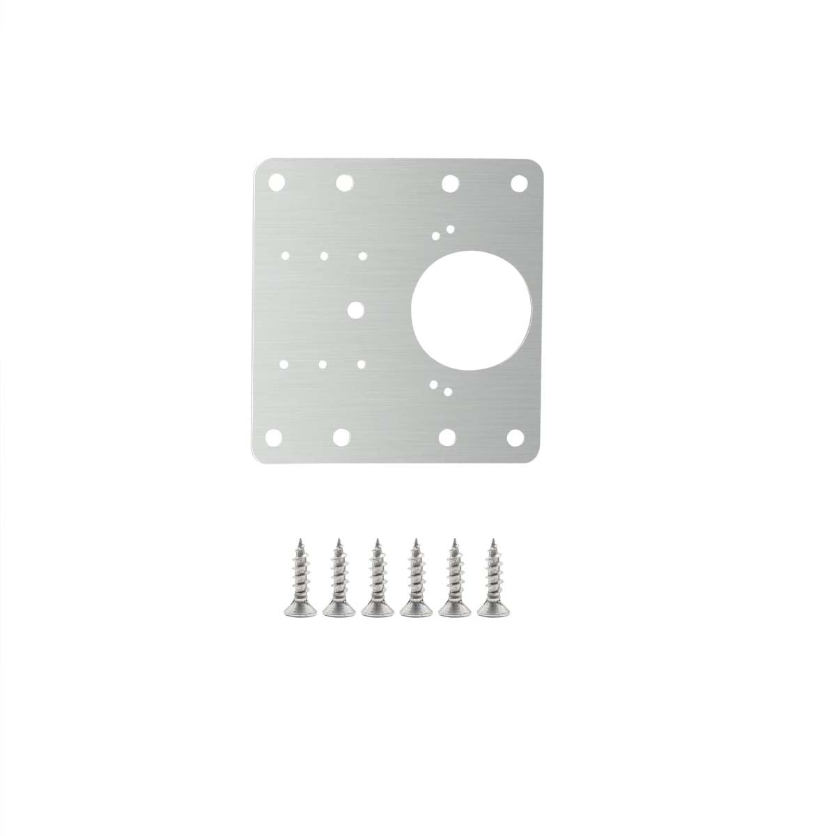 Kitchen Cabinet Door Hinge Repair Plate Kit with Fixing Screws
