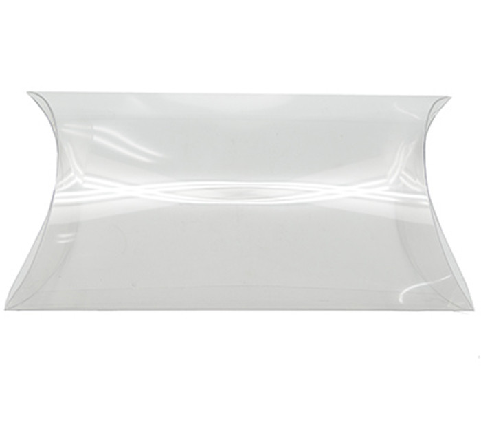 50 Pack Clear Pillow Shaped Gift Box
