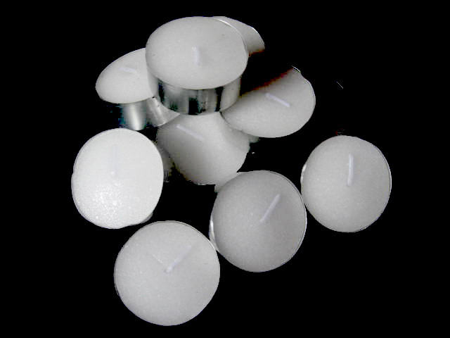 White Unscented Smokeless Tealight Candles 9-Hour Burn Time (50 Pack) - Image 4