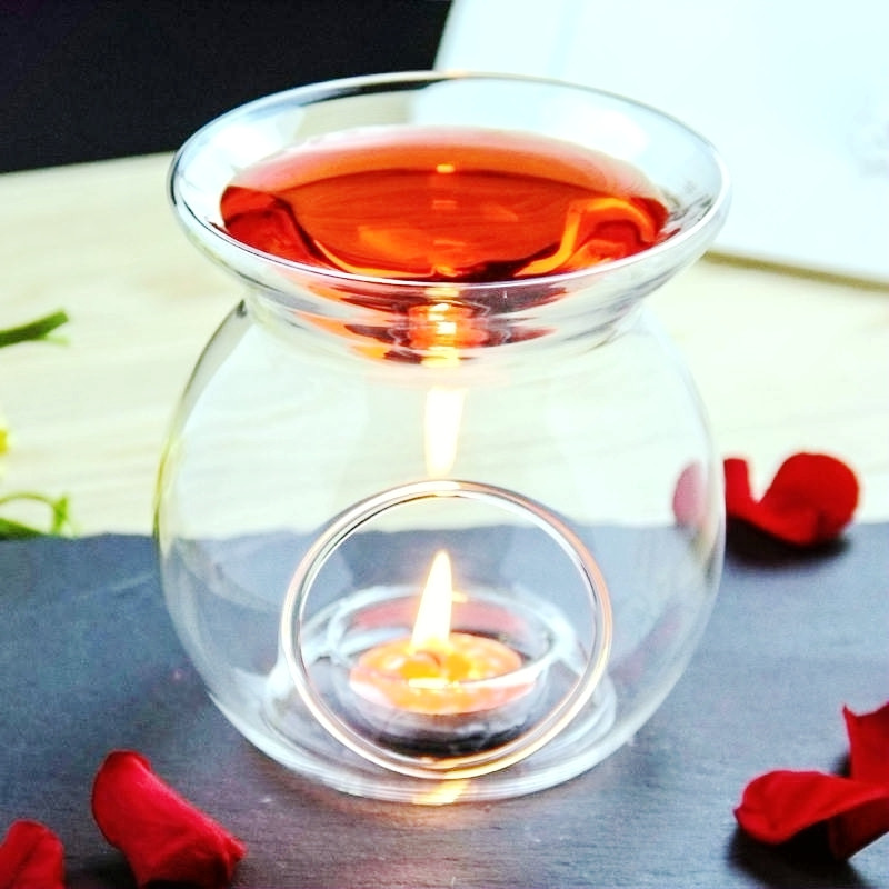 20 Pack - Glass Essential Oil Tealight Candle Burner (14cm) - Image 3