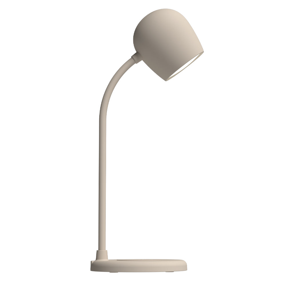 Kreafunk Ellie Lamp with Qi Charger Ivory Sand - Image 4