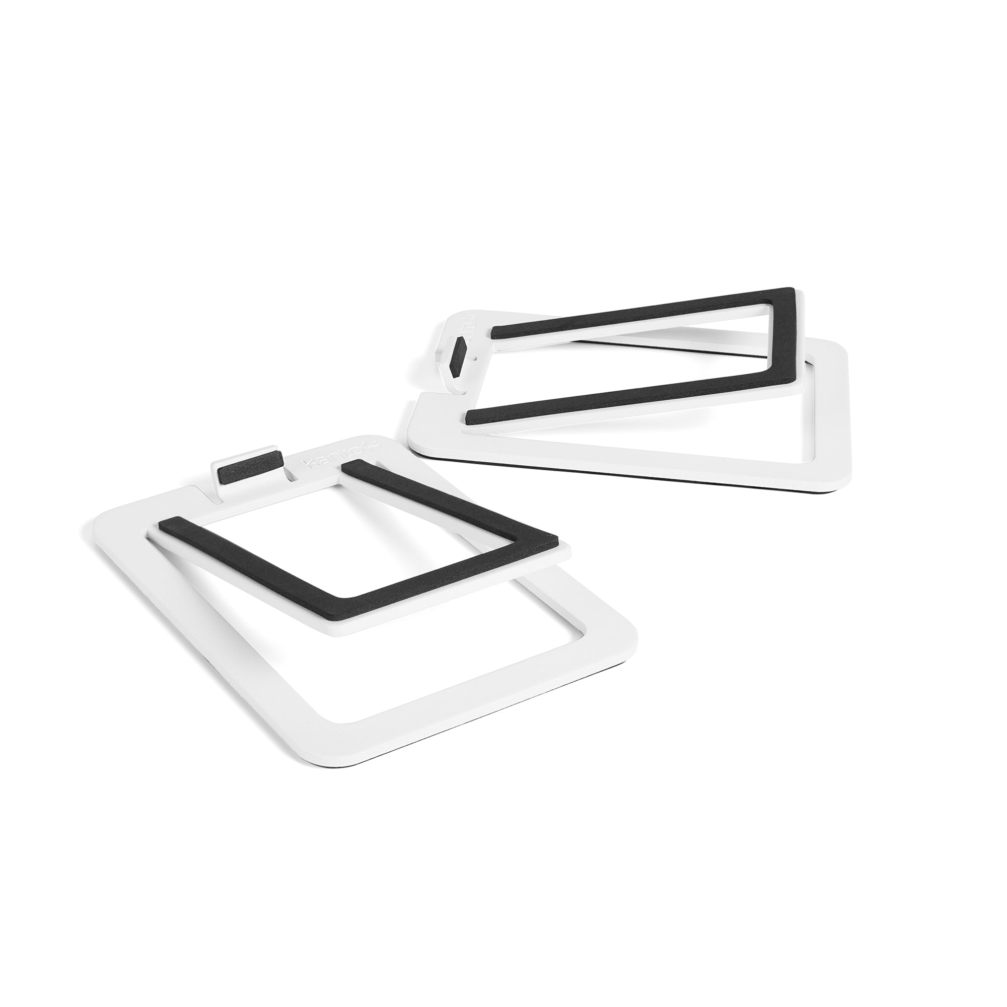 Kanto S2W Angled Desktop Speaker Stands – Small, Pair, White