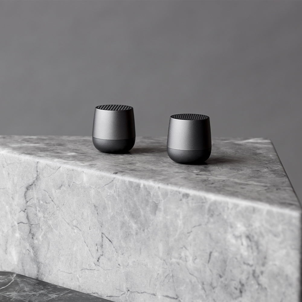 Lexon Mino+ Portable Mini Bluetooth Speaker – Gunmetal - Image 5