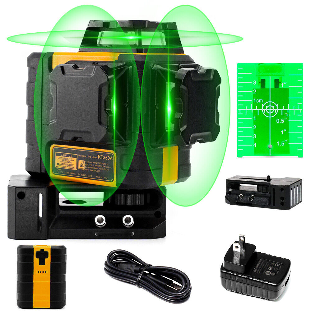 KAIWEETS KT360A 3x360 Green Laser Level with Battery - Image 7