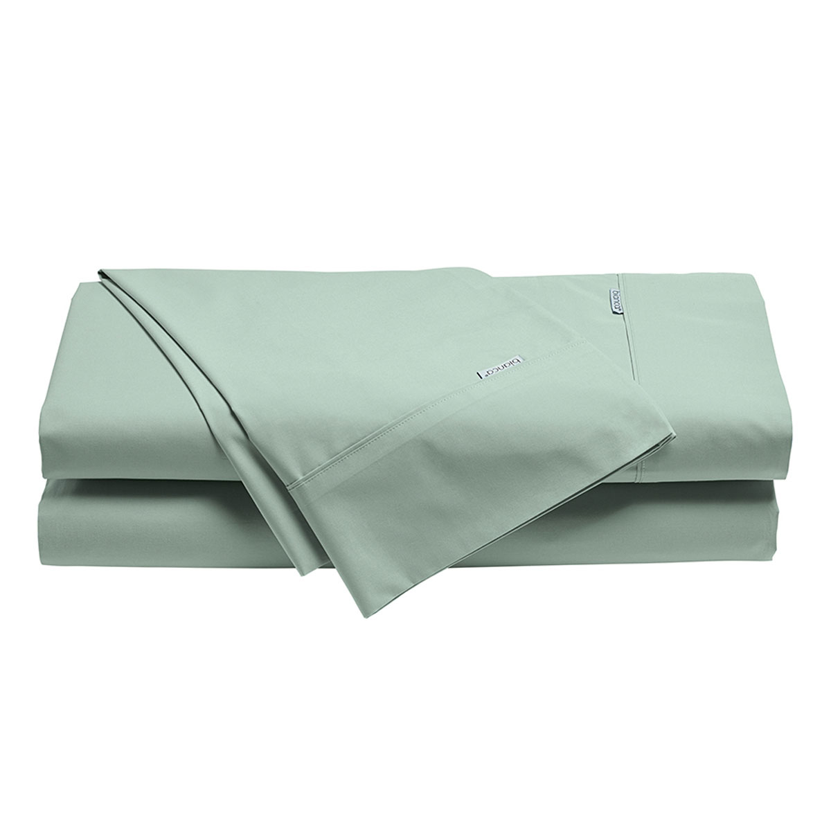 Bianca Heston Cotton Percale Sheet Set - Sage Double