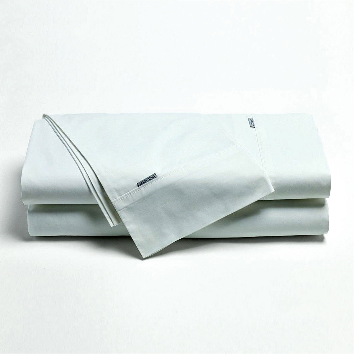Bianca Heston Cotton Percale Sheet Set - White Double