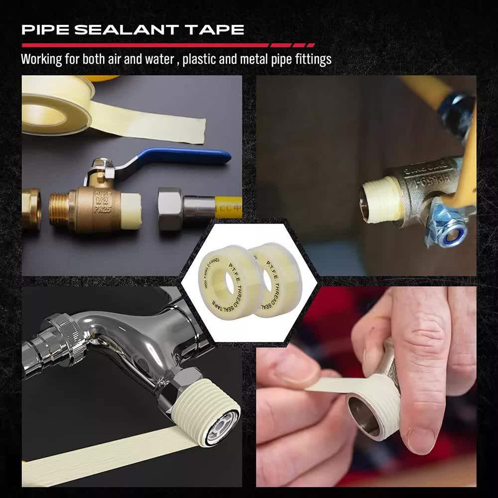 12 Piece Flare Nut Spanner Set With Teflon Tape And Metric SAE - Image 7