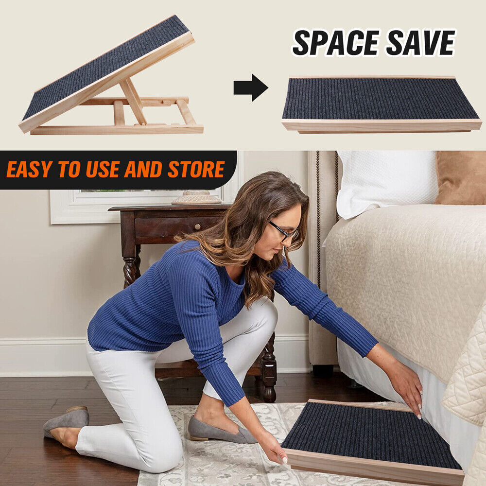 VaKa 70cm Foldable Dog Pet Ramp Adjustable Height - Image 4