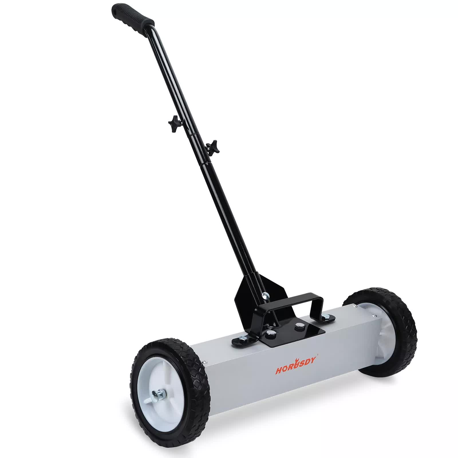 18 Inch Magnetic Pick Up Sweeper With Wheels For Lawn And Roofing