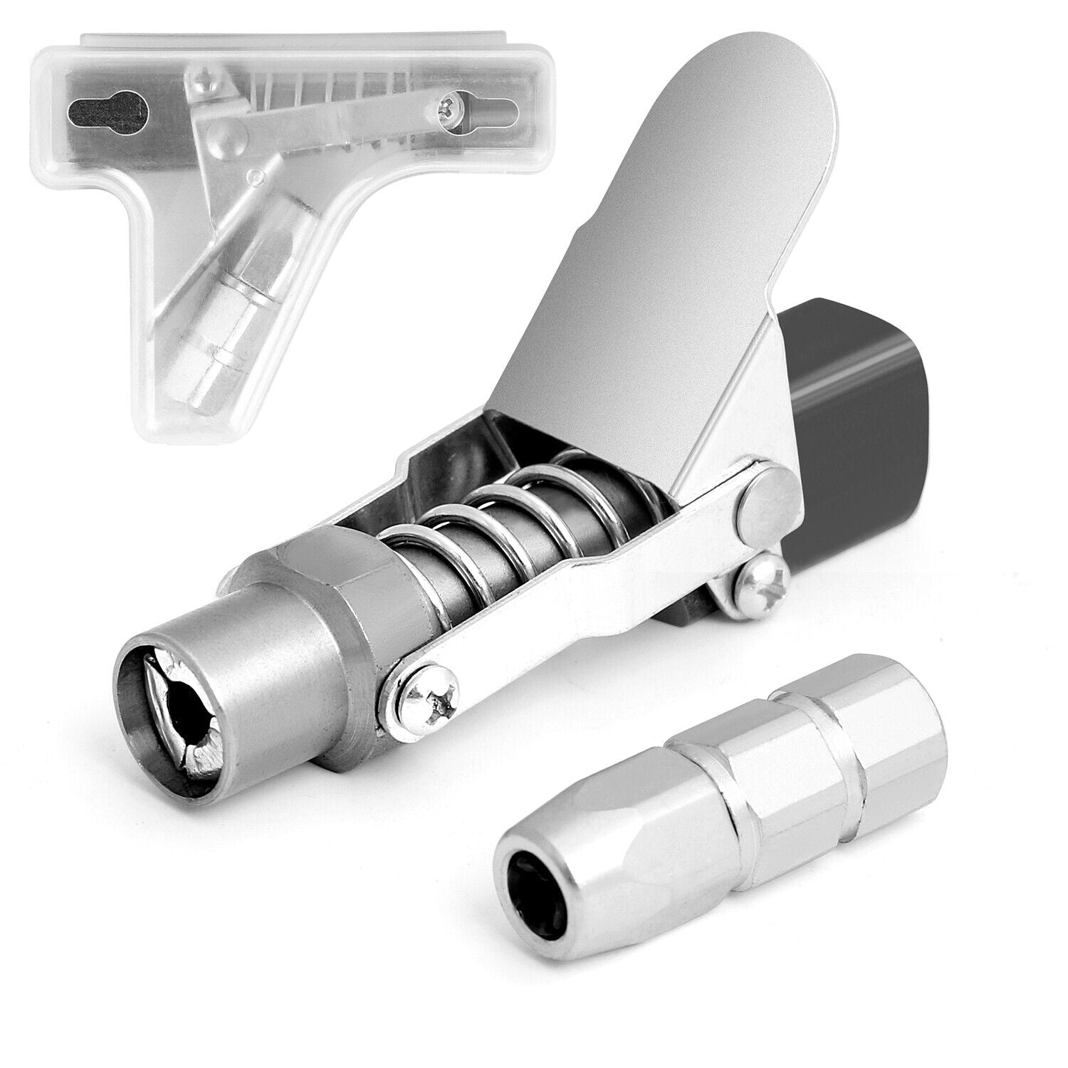 Grease Gun Coupler Quick Release Lock 1/8 NPT 10000 PSI