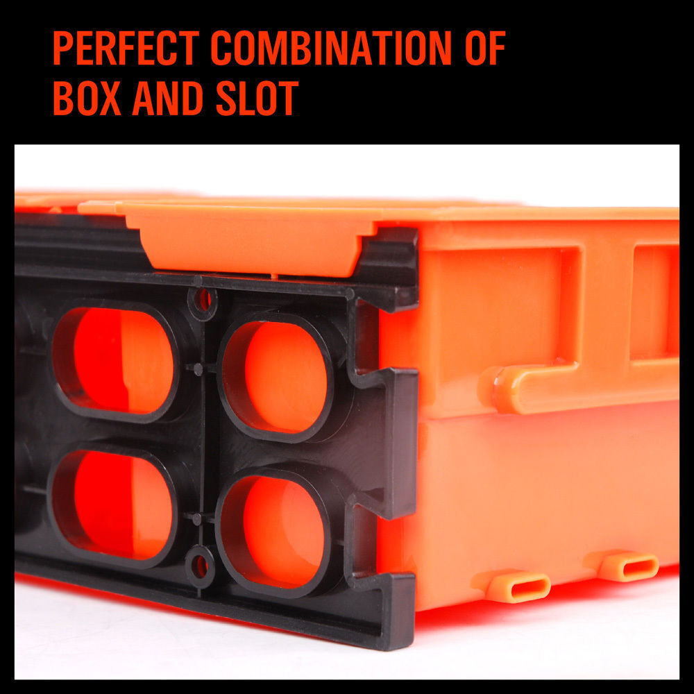 8-Piece Wall Mounted Storage Bins Rack Set for Nuts - Image 7