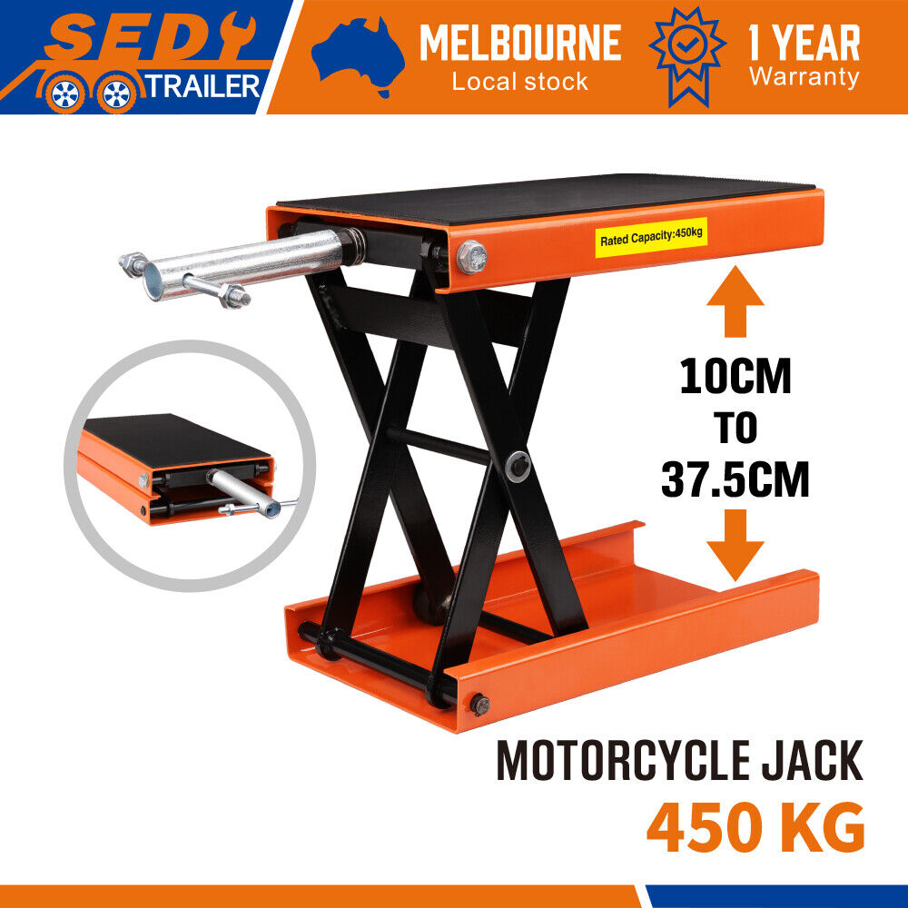 450KG Hydraulic Scissor Motorbike and ATV Lift Stand - Image 2