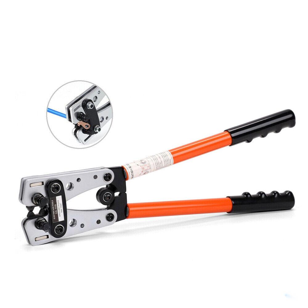 6-Die Hex Crimping Tool with Anti-Slip Ergonomic Handle