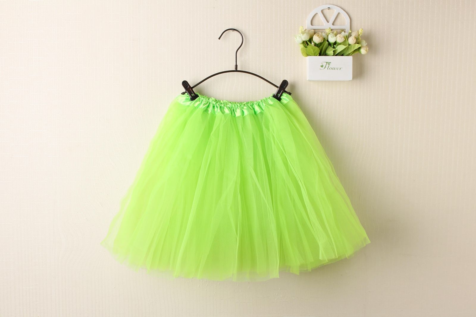 Tulle Tutu Skirt Neon Green Adults