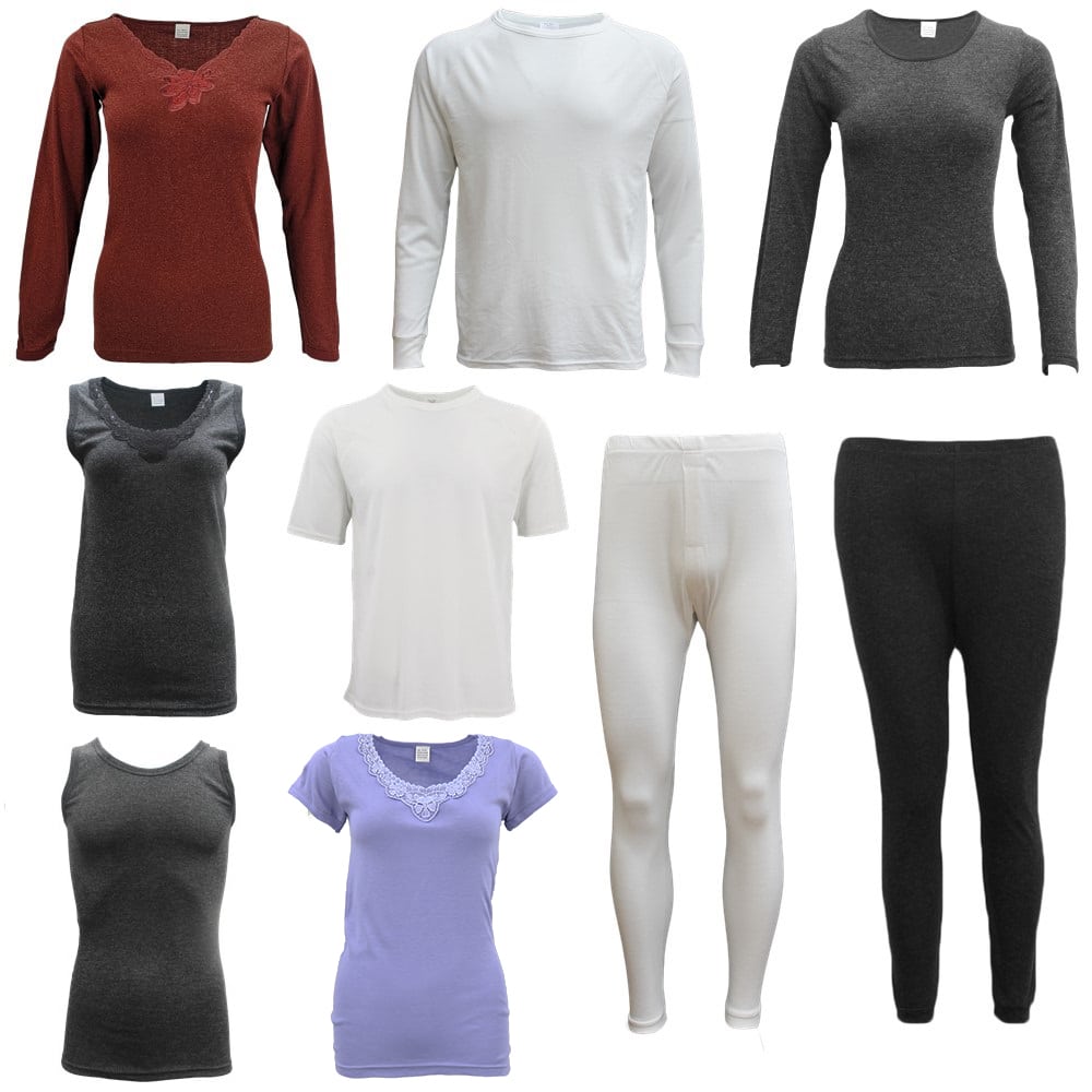 Men's Merino Wool Long Sleeve Thermal Underwear Top (Black, XL) - Image 2