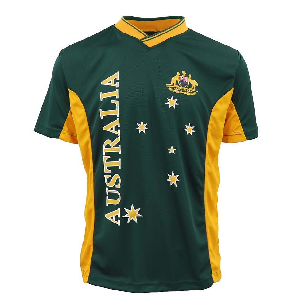 Australia Day Polo Shirt Green S