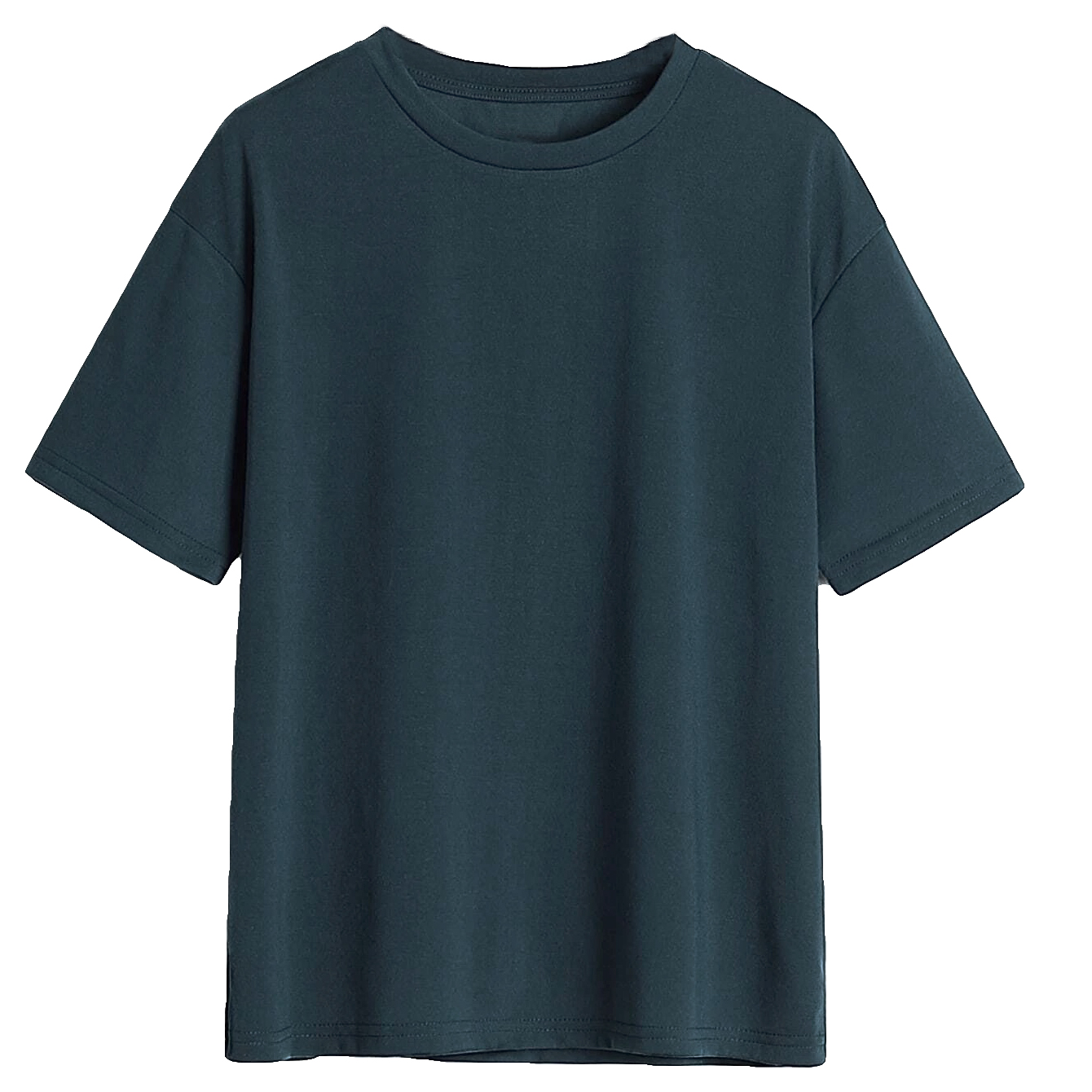 Adult Cotton T-Shirt Unisex Dark Blue 2XL
