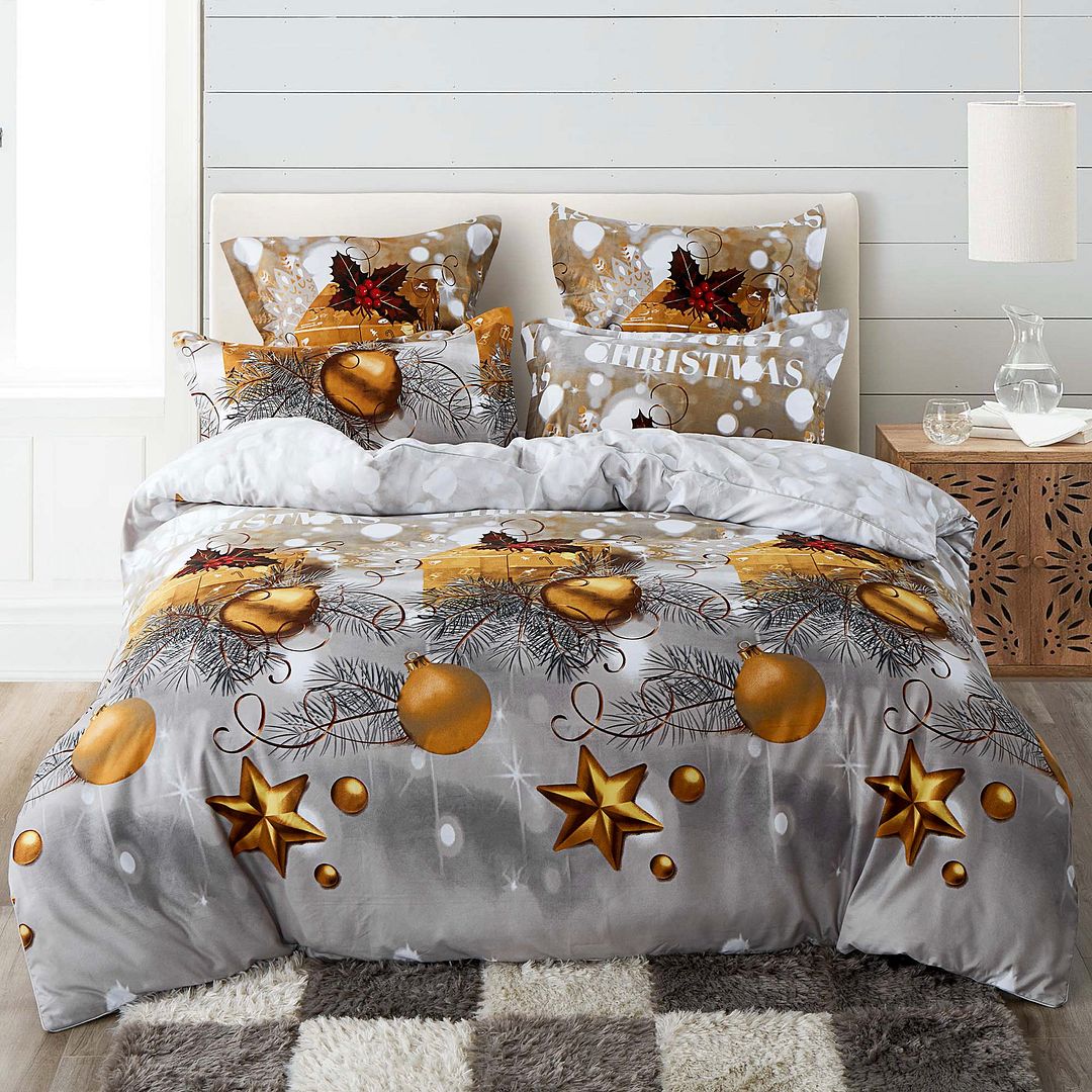 Christmas Gift Super King Duvet Quilt Cover Set