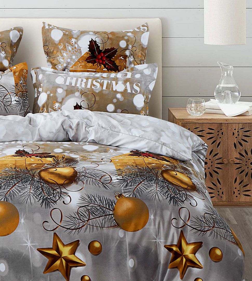 Christmas Gift Super King Duvet Quilt Cover Set - Image 2